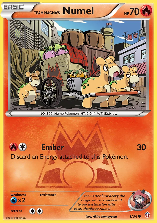 Team Magma's Numel