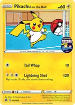 Pikachu on the Ball