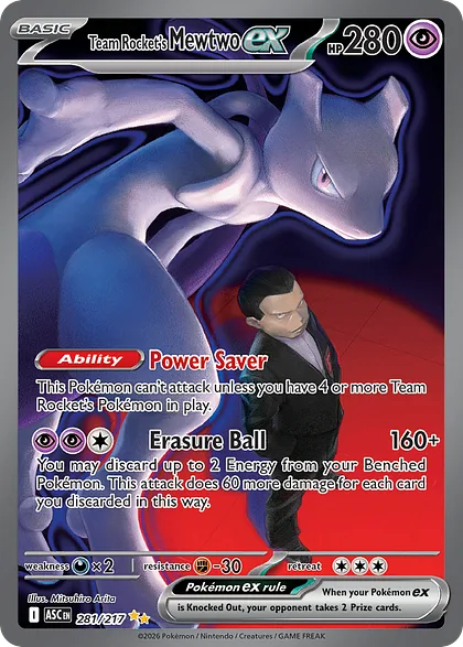 Team Rocket's Mewtwo ex