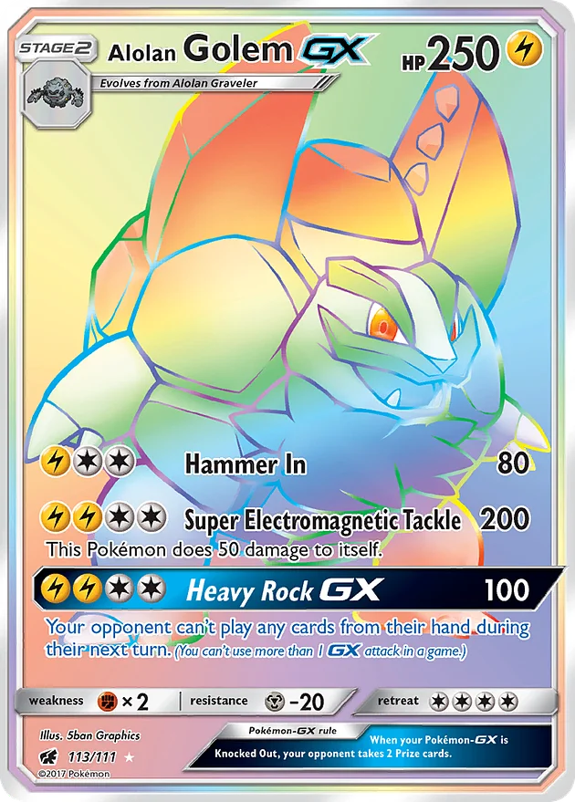 Alolan Golem-GX
