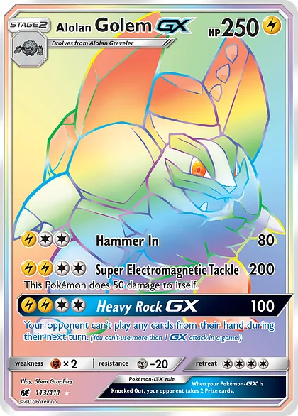 Alolan Golem-GX