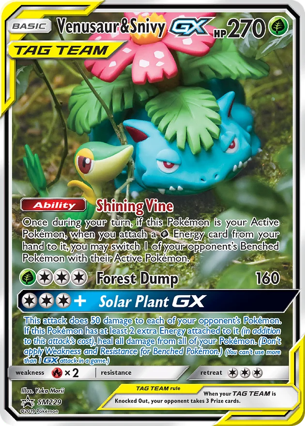 Venusaur & Snivy-GX